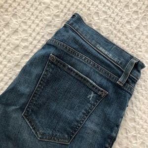 CURRENT ELLIOT distressed skinny jeans